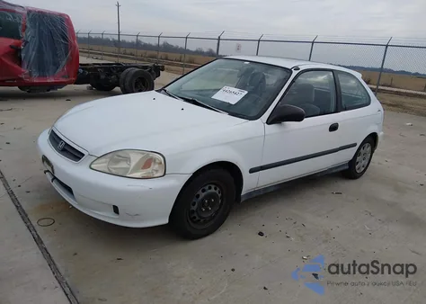 2000 Honda Civic Dx from USA, damaged, VIN 2HGEJ6346YH108393